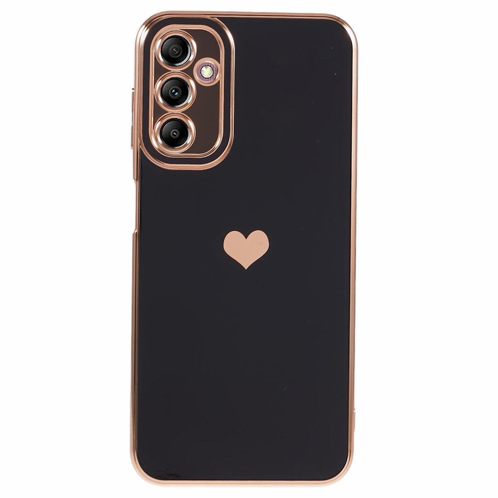 Samsung Galaxy A14 5G/ A14 4G TPU Case 6D Galvanoitu Love Heart -puhelimen suojakuori hinta ja tiedot | Puhelimen kuoret ja kotelot | hobbyhall.fi