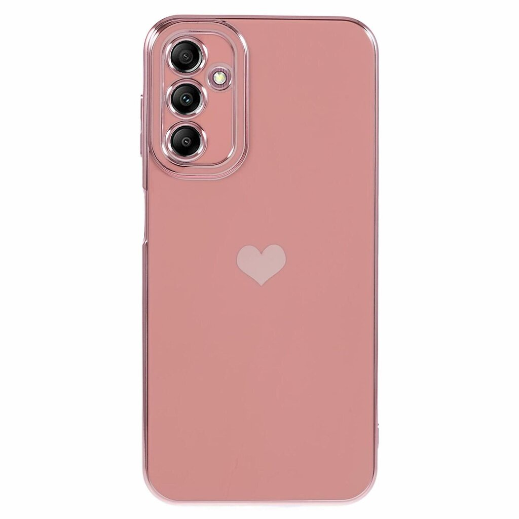 Samsung Galaxy A14 5G/ A14 4G TPU Case 6D Galvanoitu Love Heart -puhelimen suojakuori hinta ja tiedot | Puhelimen kuoret ja kotelot | hobbyhall.fi