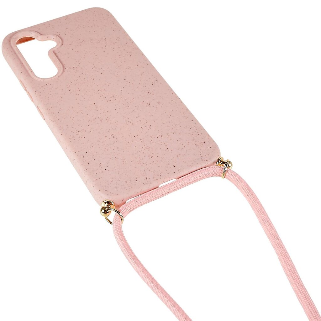 Samsung Galaxy A35 5G -kuorelle, jossa on Lanyard TPU + Wheat Straw ympäristöystävällinen puhelimen kansi hinta ja tiedot | Puhelimen kuoret ja kotelot | hobbyhall.fi