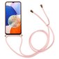 Samsung Galaxy A35 5G -kuorelle, jossa on Lanyard TPU + Wheat Straw ympäristöystävällinen puhelimen kansi hinta ja tiedot | Puhelimen kuoret ja kotelot | hobbyhall.fi