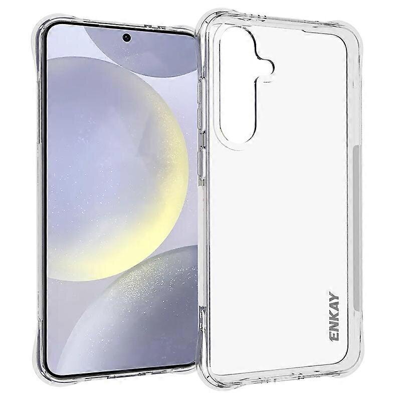 Samsung Galaxy S24 FE Crystal Clear Case TPU-puhelimen kannen kulman turvatyynyn putoamissuoja hinta ja tiedot | Puhelimen kuoret ja kotelot | hobbyhall.fi