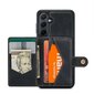 Samsung Galaxy A35 5G Case Card Bag Retro-nahka+TPU-puhelimen suojakuori hinta ja tiedot | Puhelimen kuoret ja kotelot | hobbyhall.fi