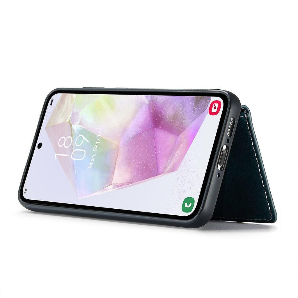 Samsung Galaxy A35 5G Case Card Bag Retro-nahka+TPU-puhelimen suojakuori hinta ja tiedot | Puhelimen kuoret ja kotelot | hobbyhall.fi