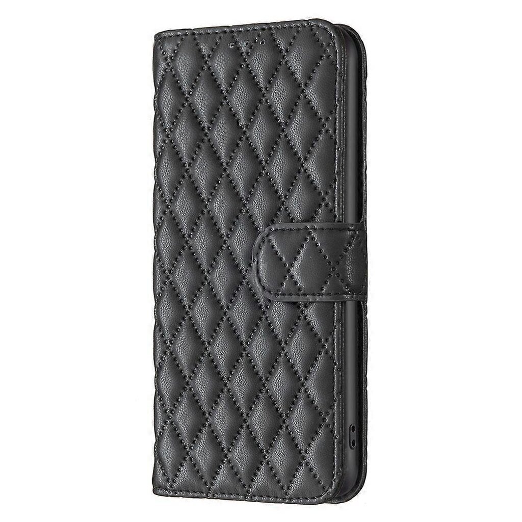 Samsung Galaxy M35 5G -nahkaiselle puhelinkotelolle Rombus Grid Pattern hinta ja tiedot | Puhelimen kuoret ja kotelot | hobbyhall.fi