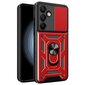 Samsung Galaxy S24 FE Case PC+TPU-kickstand-puhelimen suojus, jossa on liukukameran kansi hinta ja tiedot | Puhelimen kuoret ja kotelot | hobbyhall.fi