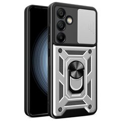 Samsung Galaxy S24 FE Case PC+TPU-kickstand-puhelimen suojus, jossa on liukukameran kansi hinta ja tiedot | Puhelimen kuoret ja kotelot | hobbyhall.fi