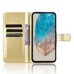 Samsung Galaxy M35 5G -lompakkokotelolle Crazy Horse Texture -nahkainen puhelinkansi hinta ja tiedot | Puhelimen kuoret ja kotelot | hobbyhall.fi