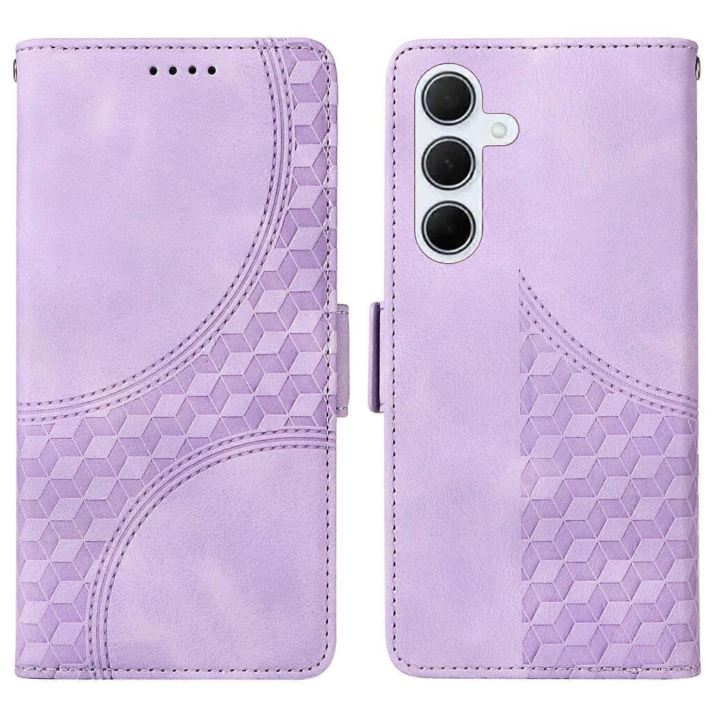 Samsung Galaxy M35 5G Case Rhombus Starry PU -nahkaiselle puhelimen lompakon suojalle hinta ja tiedot | Puhelimen kuoret ja kotelot | hobbyhall.fi