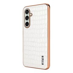 Samsung Galaxy S24 FE -kuorelle Galvanoitu krokotiilirakenne PU+TPU-puhelimen kansi hinta ja tiedot | Puhelimen kuoret ja kotelot | hobbyhall.fi