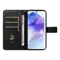 Samsung Galaxy A55 5G -kuorelle Geometric Line Nahkainen Puhelinkuori Korttipaikka Lompakko hinta ja tiedot | Puhelimen kuoret ja kotelot | hobbyhall.fi