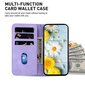 Samsung Galaxy M35 5G -telinekotelolle Lily Flower Imprint -nahkainen puhelimen suojus hinta ja tiedot | Puhelimen kuoret ja kotelot | hobbyhall.fi