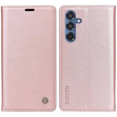 Samsung Galaxy M35 5G -kotelolle, nahkaiselle läppäpuhelimelle, piilotettu magneettinen absorptio hinta ja tiedot | Puhelimen kuoret ja kotelot | hobbyhall.fi