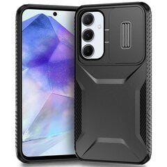 Samsung Galaxy A55 5G iskunkestävälle kotelolle PC+TPU-puhelimen kuori liukuvalla kamerasuojuksella hinta ja tiedot | Puhelimen kuoret ja kotelot | hobbyhall.fi