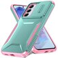 Samsung Galaxy A55 5G iskunkestävälle kotelolle PC+TPU-puhelimen kuori liukuvalla kamerasuojuksella hinta ja tiedot | Puhelimen kuoret ja kotelot | hobbyhall.fi