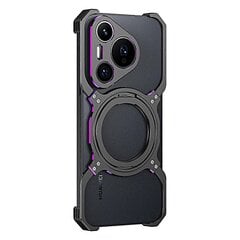 Huawei Pura 70 Magnetic Case Kickstand Metal Puskurin puhelimen suojakuorelle hinta ja tiedot | Puhelimen kuoret ja kotelot | hobbyhall.fi