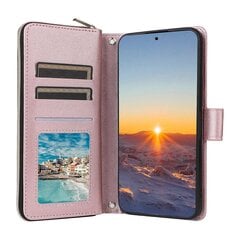 Samsung Galaxy S24 FE -kotelolle vetoketjullinen lompakko Rhombus PU nahkainen Crossbody puhelinlaukku hinta ja tiedot | Puhelimen kuoret ja kotelot | hobbyhall.fi