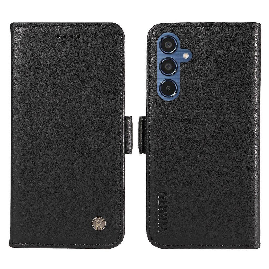 Samsung Galaxy M35 5G Case Flip Wallet Iskunkestävälle nahkaiselle puhelinkuorelle hinta ja tiedot | Puhelimen kuoret ja kotelot | hobbyhall.fi