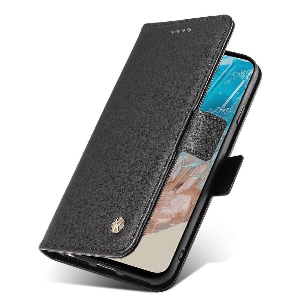 Samsung Galaxy M35 5G Case Flip Wallet Iskunkestävälle nahkaiselle puhelinkuorelle hinta ja tiedot | Puhelimen kuoret ja kotelot | hobbyhall.fi