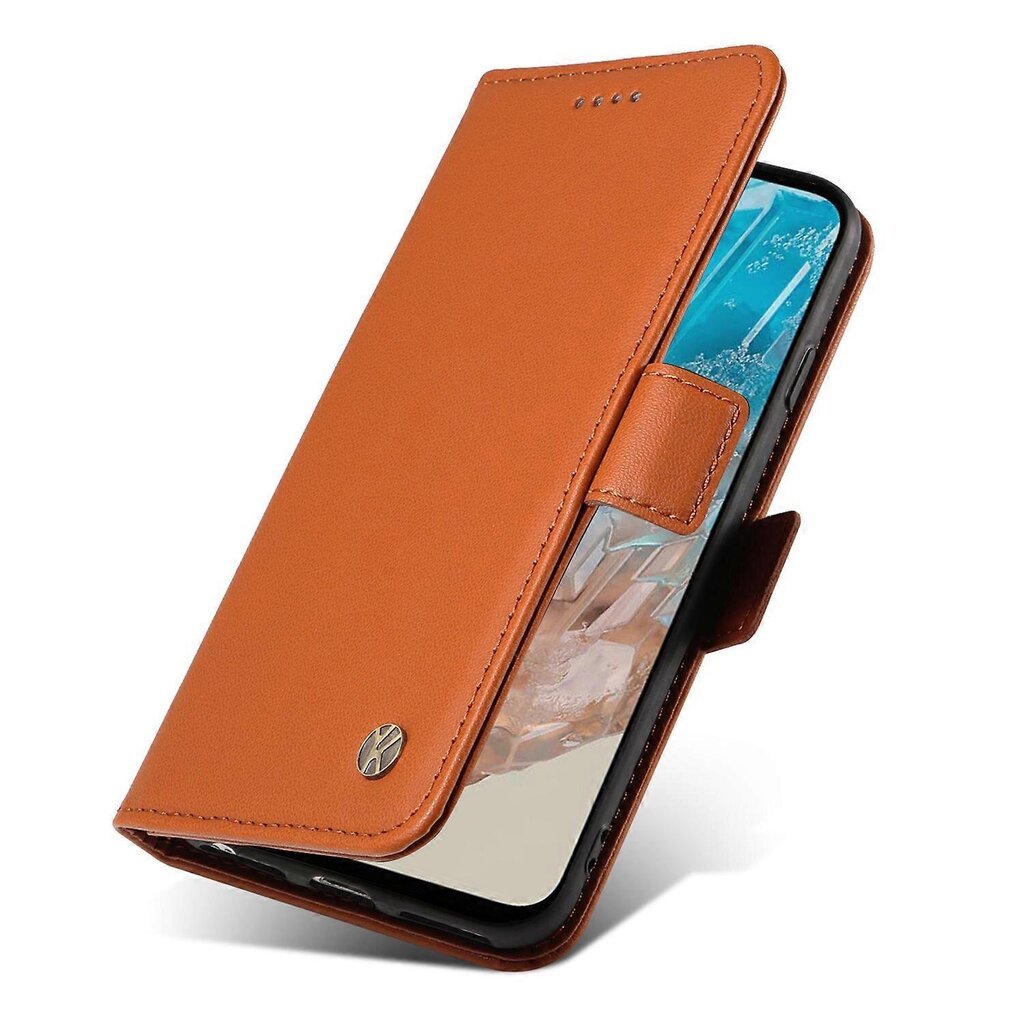 Samsung Galaxy M35 5G Case Flip Wallet Iskunkestävälle nahkaiselle puhelinkuorelle hinta ja tiedot | Puhelimen kuoret ja kotelot | hobbyhall.fi