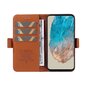 Samsung Galaxy M35 5G Case Flip Wallet Iskunkestävälle nahkaiselle puhelinkuorelle hinta ja tiedot | Puhelimen kuoret ja kotelot | hobbyhall.fi