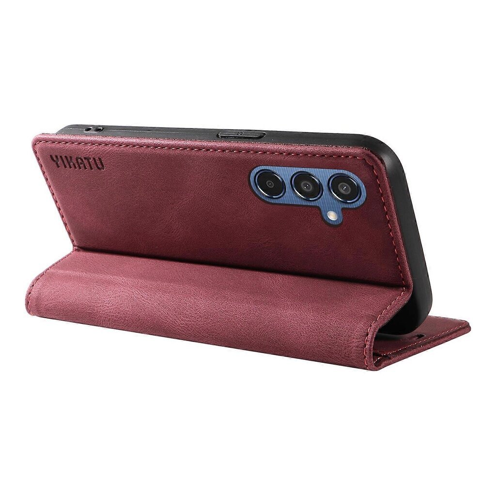 Samsung Galaxy M35 5G Case Lompakko Nahkainen Puhelinkuori Vahva magneettinen sulkeminen hinta ja tiedot | Puhelimen kuoret ja kotelot | hobbyhall.fi