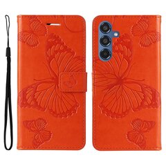 Painettu kukkasarjan kotelo Samsung Galaxy M35 5G Case PU-nahkaiselle lompakkopuhelimelle perhonenkuvio hinta ja tiedot | Puhelimen kuoret ja kotelot | hobbyhall.fi