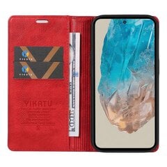 Samsung Galaxy M35 5G -kotelolle Litchi Grain Nahkainen Lompakon puhelimen suojakuori hinta ja tiedot | Puhelimen kuoret ja kotelot | hobbyhall.fi