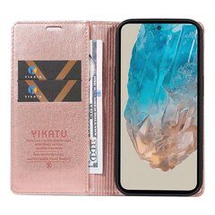 Samsung Galaxy M35 5G -kotelolle Litchi Grain Nahkainen Lompakon puhelimen suojakuori hinta ja tiedot | Puhelimen kuoret ja kotelot | hobbyhall.fi