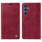 Samsung Galaxy M35 5G -kotelolle Litchi Grain Nahkainen Lompakon puhelimen suojakuori hinta ja tiedot | Puhelimen kuoret ja kotelot | hobbyhall.fi