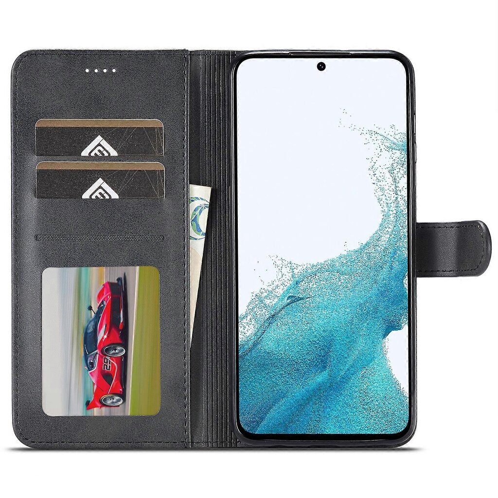 Samsung Galaxy S24 FE Case Calf Texture PU-nahkajalustalle Lompakon puhelimen suojakuori hinta ja tiedot | Puhelimen kuoret ja kotelot | hobbyhall.fi