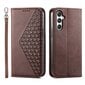 Samsung Galaxy M35 5G Case Calf Texture PU-nahkaiselle puhelimen suojakuorelle lompakolla hinta ja tiedot | Puhelimen kuoret ja kotelot | hobbyhall.fi