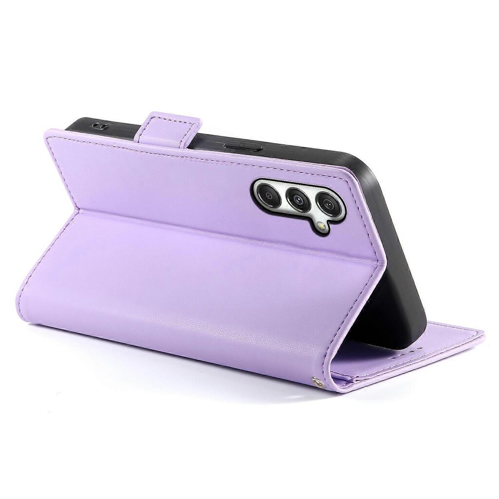 Samsung Galaxy M35 5G Stand Case PU-nahkaiselle lompakkopuhelimelle hinta ja tiedot | Puhelimen kuoret ja kotelot | hobbyhall.fi