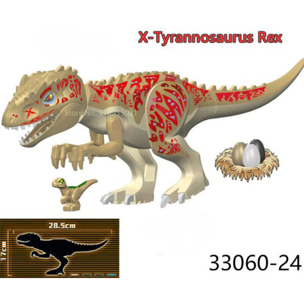 Jurassic Dinosaur Therizinosaurus World Park Giganotosaurus Dino malli Quetzalcoatlus Rakennuspalikat Tiilet Lasten Lelut Joululahja