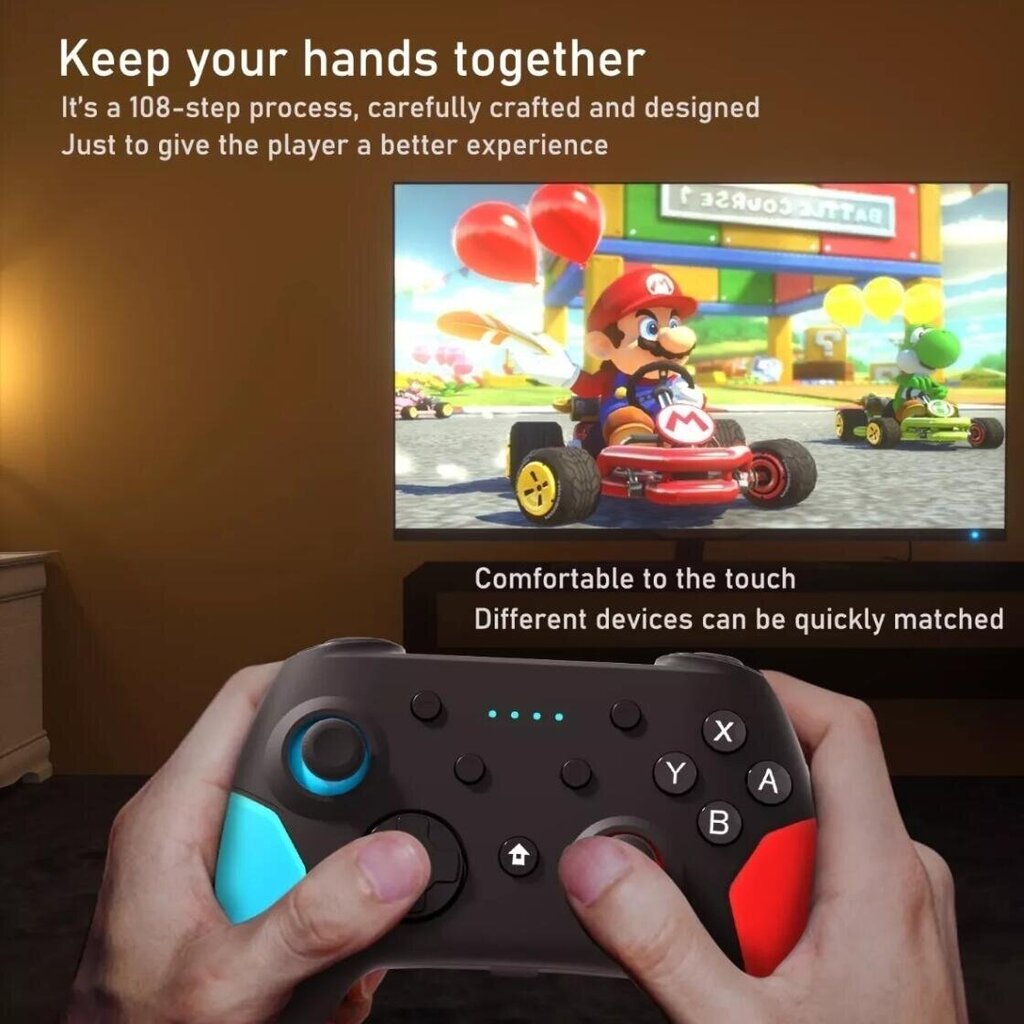 Langaton Gamepad-ohjain Nintendo Switchille ja Pc:lle hinta ja tiedot | Ohjain- ja laajennuskortit | hobbyhall.fi