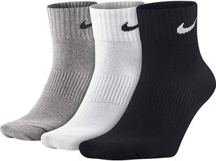 Sukkapaketti 3 paria valk./harm/musta 42/46 890694379 hinta ja tiedot | Nike Muoti | hobbyhall.fi