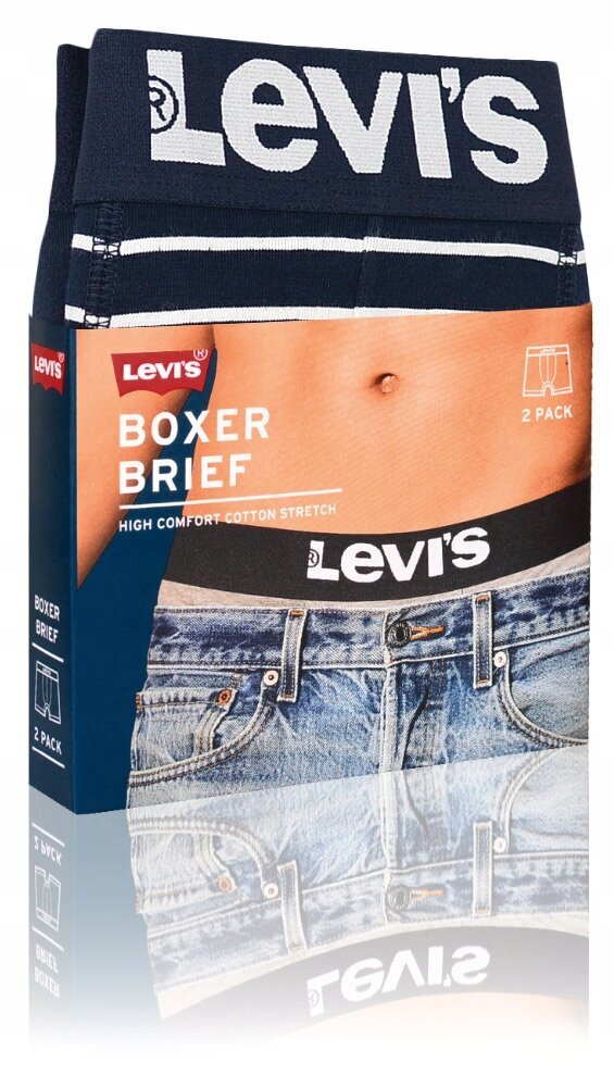 Bokserit Levi's 0209, 2 kpl hinta ja tiedot | Miesten alushousut | hobbyhall.fi