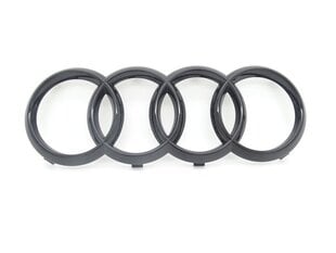 Audi A4 A6 A6 A6 A7 Q3 Q5 Q7 Embleemirenkaat Logo Merkki Merkki Merkki säleikkö Musta 4H085353605BT94 Aito hinta ja tiedot | Lisätarvikkeet autoiluun | hobbyhall.fi