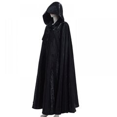 Halloween-hupullinen viitta, pitkä Wizard-viitta, 130-180 cm (ilman hatun pituutta) Cosplay-viitta, näyttämövaatteet hinta ja tiedot | Naamiaisasut | hobbyhall.fi