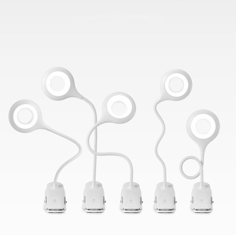 Johdoton LED-lukuvalo, jossa on klipsi ja micro USB-kaapeli, musta hinta ja tiedot | Riippuvalaisimet | hobbyhall.fi