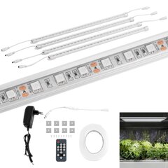 Kasvien kasvulamppu, Hillvert HT-WEDGE-48L1, 120 LED 50 cm., 20 W., 4 kpl, hopea hinta ja tiedot | Käsityökalut | hobbyhall.fi