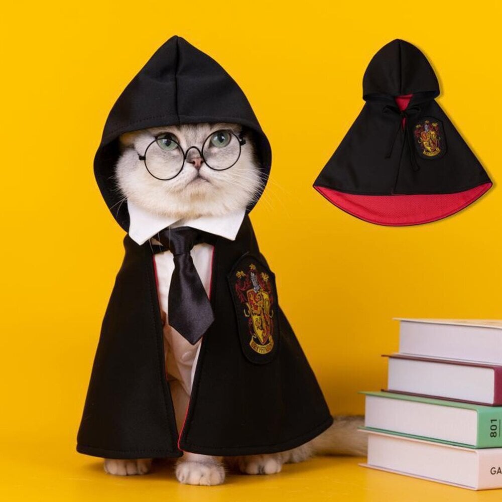 Koirakissa Halloween-asu, Harry Potter Pet Cape Halloween -sisustus hinta ja tiedot | Koiran vaatteet | hobbyhall.fi