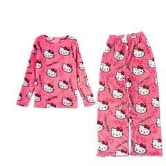 Naisten flanellipyjamat Hello Kitty hinta ja tiedot | Yöasut ja pyjamat | hobbyhall.fi