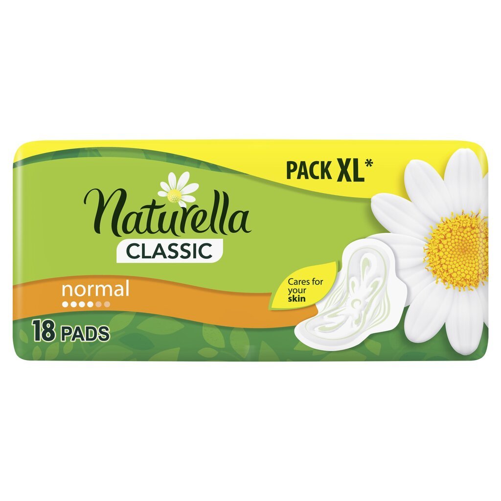 Terveyssiteet Naturella Normal Plus 18 kpl hinta ja tiedot | Tamponit ja terveyssiteet | hobbyhall.fi