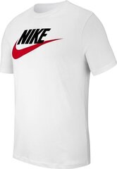 Miesten t-paita Nike Nsw Tee Icon Futura M AR5004100, valkoinen hinta ja tiedot | Miesten T-paidat | hobbyhall.fi