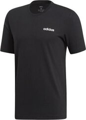 Miesten T-paita Adidas Essentials Plain Tee DU0367, musta hinta ja tiedot | Miesten T-paidat | hobbyhall.fi