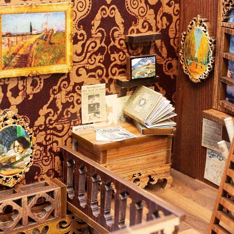 Book Nook miniatyyri talo - Ilmasto kirjakauppa - CuteBee hinta ja tiedot | Palapelit | hobbyhall.fi