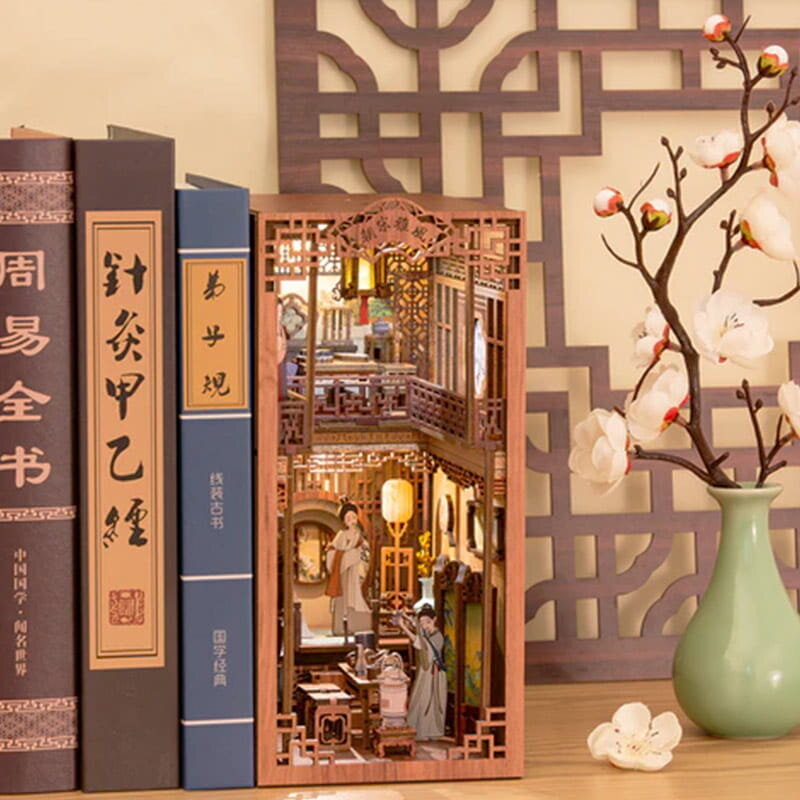 Book Nook miniatyyri talo - Qing Dynastian jasmiinikukka - CuteBee hinta ja tiedot | Palapelit | hobbyhall.fi