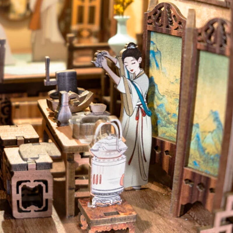 Book Nook miniatyyri talo - Qing Dynastian jasmiinikukka - CuteBee hinta ja tiedot | Palapelit | hobbyhall.fi