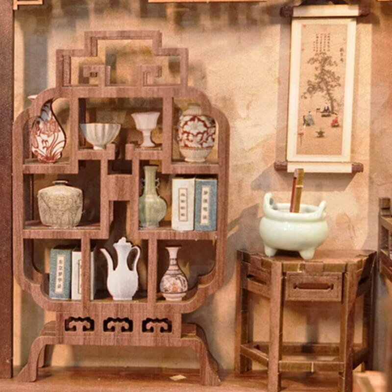 Book Nook miniatyyri talo - Qing Dynastian jasmiinikukka - CuteBee hinta ja tiedot | Palapelit | hobbyhall.fi