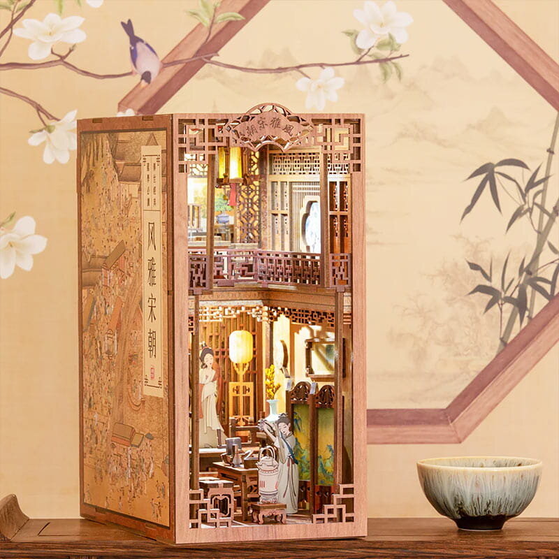 Book Nook miniatyyri talo - Qing Dynastian jasmiinikukka - CuteBee hinta ja tiedot | Palapelit | hobbyhall.fi